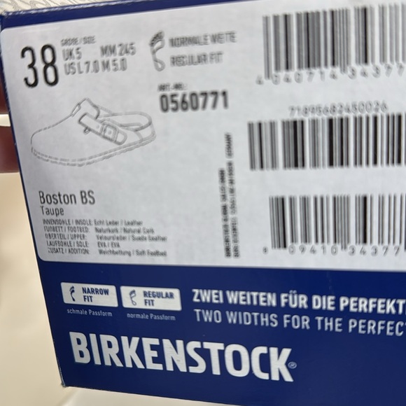 Birkenstock Bostons new - Picture 3 of 3